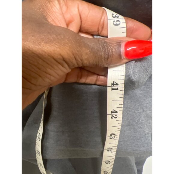 Akris Punto Womens Gray Wool-Blend Straight-Leg Trousers Preppy Slacks  Sz 6 - Picture 6 of 8